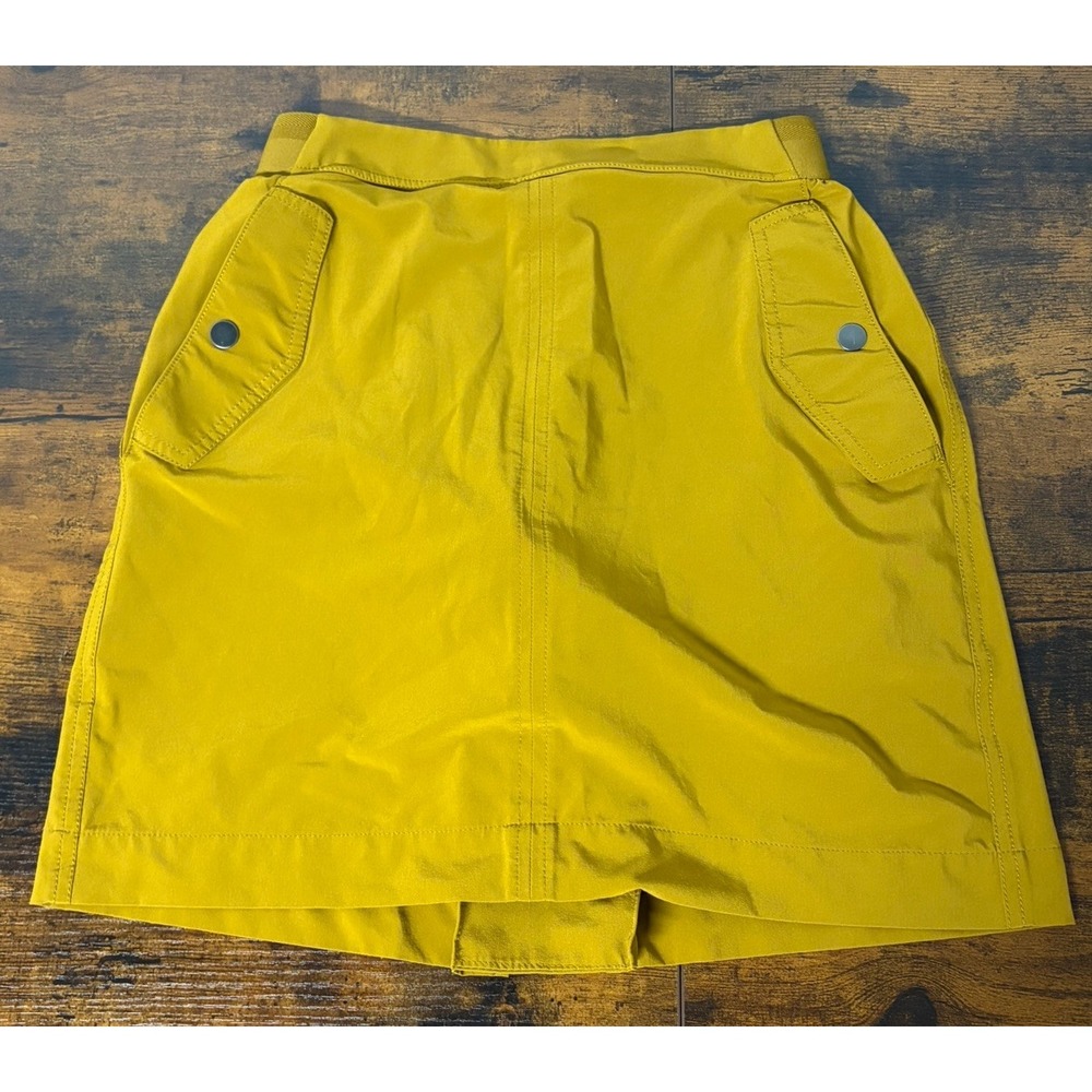 Athleta Vienna Cargo Skort Size 2 Women's Athleisure Mustard Maize Yellow